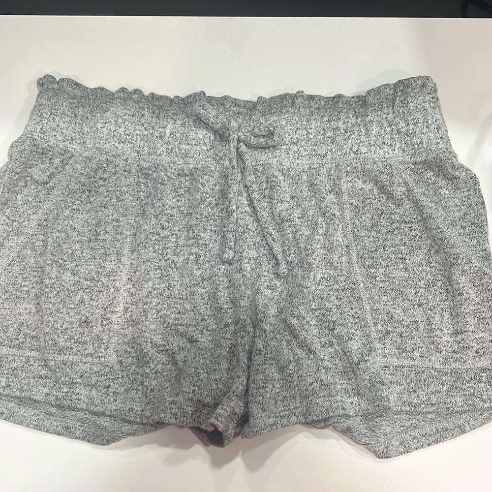 Grey flowy shorts